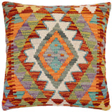 Tribal Mozell Turkish Hand-Woven Kilim Pillow