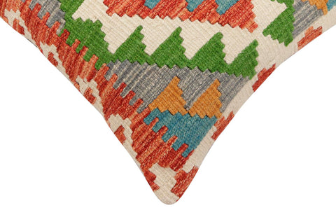 handmade Traditional Pillow Rust Blue Hand-Woven SQUARE 100% WOOL Hand woven turkish pillow2 x 2