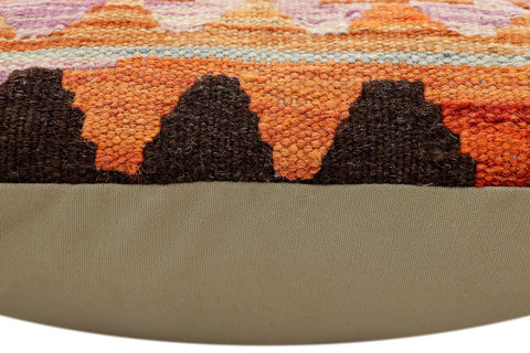 handmade Traditional Pillow Red Blue Hand-Woven SQUARE 100% WOOL Hand woven turkish pillow2 x 2