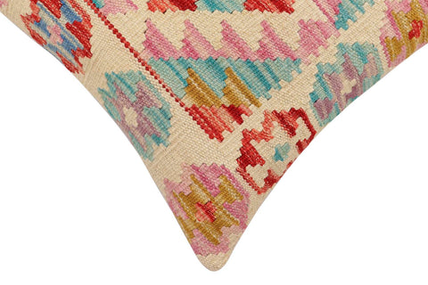 handmade Traditional Pillow Beige Red Hand-Woven SQUARE 100% WOOL Hand woven turkish pillow2 x 2
