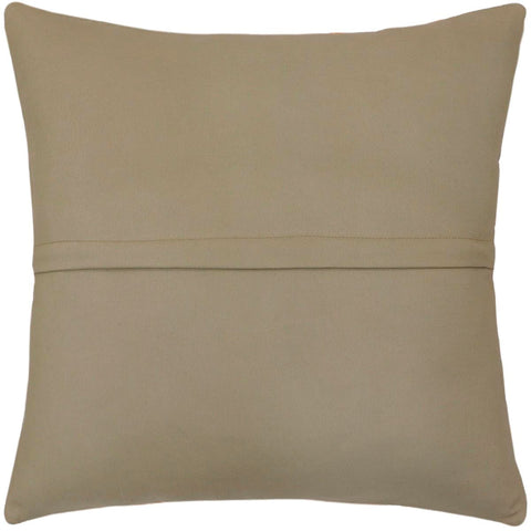 handmade Traditional Pillow Rust Blue Hand-Woven SQUARE 100% WOOL Hand woven turkish pillow2 x 2