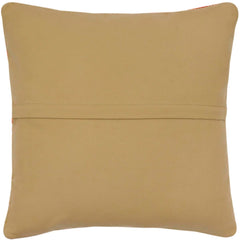 handmade Traditional Pillow Rust Beige Hand-Woven SQUARE 100% WOOL Hand woven turkish pillow2' x 2'