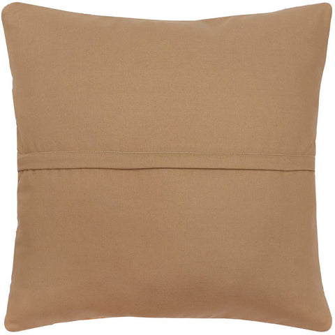 handmade Traditional Pillow Rust Blue Hand-Woven SQUARE 100% WOOL Hand woven turkish pillow2 x 2