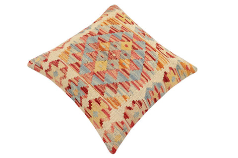 handmade Traditional Pillow Rust Red Hand-made SQUARE 100% WOOL Hand woven turkish pillow2 x 2