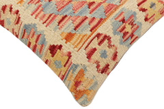 handmade Traditional Pillow Rust Red Hand-made SQUARE 100% WOOL Hand woven turkish pillow2' x 2'