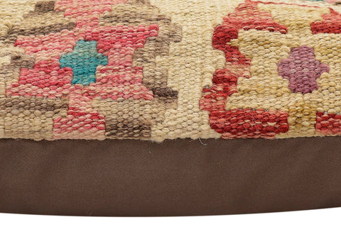 handmade Traditional Pillow Red Blue Hand-made SQUARE 100% WOOL Hand woven turkish pillow2 x 2