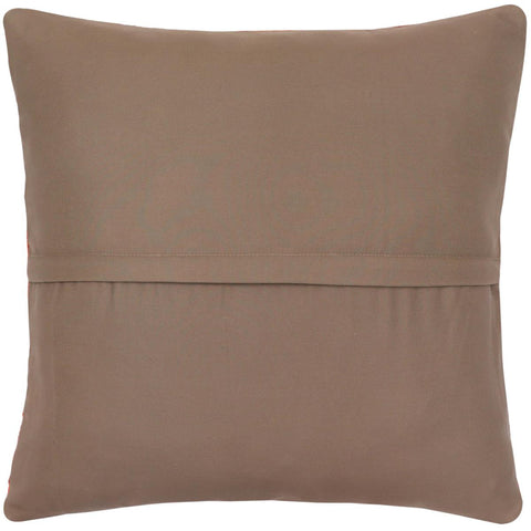 handmade Traditional Pillow Blue Rust Hand-made SQUARE 100% WOOL Hand woven turkish pillow2 x 2