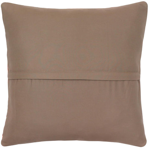 handmade Traditional Pillow Rust Blue Hand-made SQUARE 100% WOOL Hand woven turkish pillow2 x 2