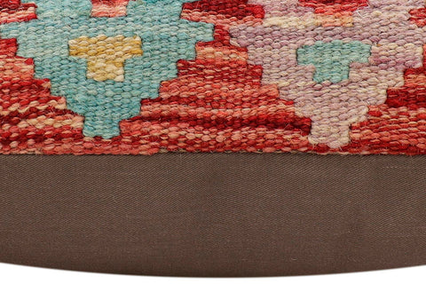 handmade Traditional Pillow Red Blue Hand-made SQUARE 100% WOOL Hand woven turkish pillow2 x 2