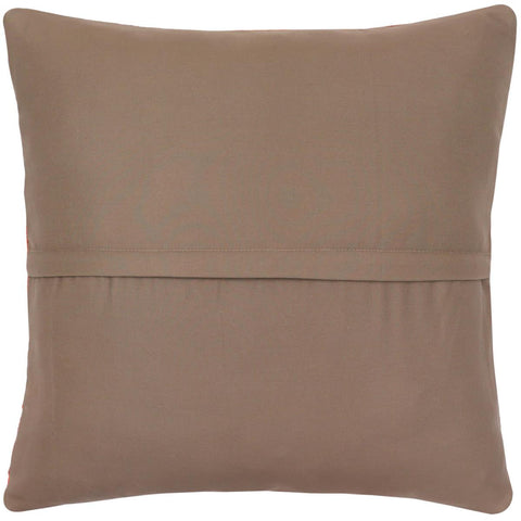 handmade Traditional Pillow Rust Blue Hand-made SQUARE 100% WOOL Hand woven turkish pillow2 x 2