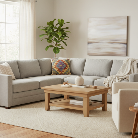 Boho Chic Alethea Turkish Hand-Woven Kilim Pillow