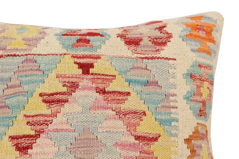 handmade Traditional Pillow Red Rust Hand-Woven SQUARE 100% WOOL Hand woven turkish pillow2 x 2