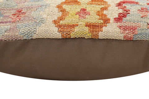 handmade Traditional Pillow Red Rust Hand-Woven SQUARE 100% WOOL Hand woven turkish pillow2 x 2
