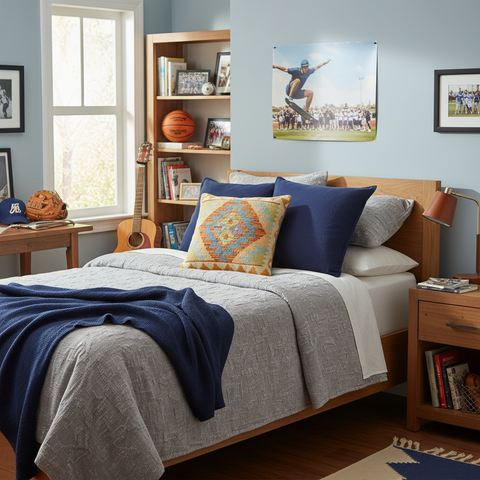 Rustic Connolly Turkish Hand-Woven Kilim Pillow