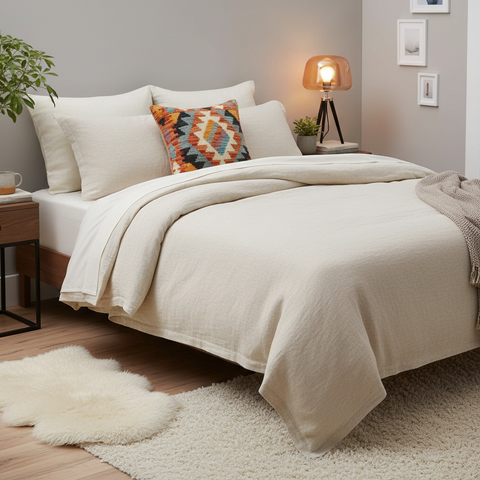 Boho Chic Hennessy Turkish Hand-Woven Kilim Pillow