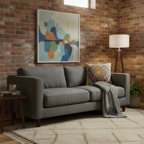 Southwestern Roche Turkish Hand-Woven Kilim Pillow