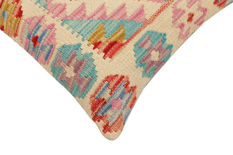 handmade Traditional Pillow Red Blue Hand-Woven SQUARE 100% WOOL Hand woven turkish pillow2 x 2