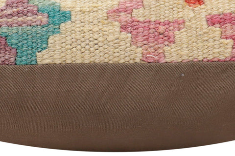 handmade Traditional Pillow Red Blue Hand-Woven SQUARE 100% WOOL Hand woven turkish pillow2 x 2