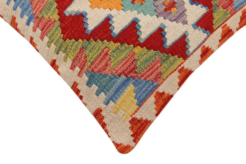 handmade Traditional Pillow Rust Beige Hand-Woven SQUARE 100% WOOL Hand woven turkish pillow2 x 2