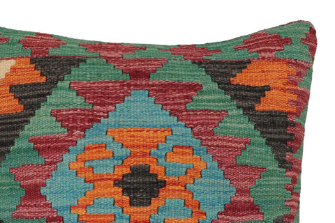 handmade Traditional Pillow Rust Red Hand-Woven SQUARE 100% WOOL Hand woven turkish pillow2 x 2
