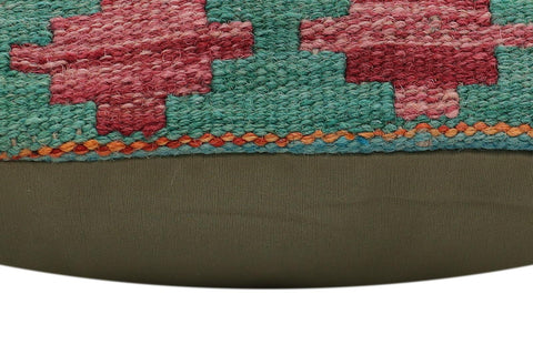 handmade Traditional Pillow Rust Red Hand-Woven SQUARE 100% WOOL Hand woven turkish pillow2 x 2
