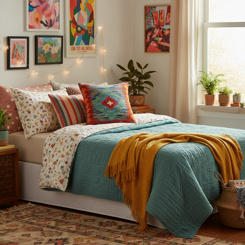 Bohemien Hawke Turkish Hand-Woven Kilim Pillow