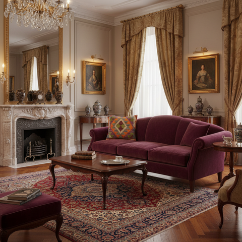 Tribal Orchard Turkish Hand-Woven Kilim Pillow