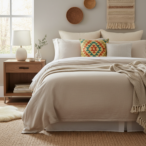 Southwestern Quirk Turkish Hand-Woven Kilim Pillow