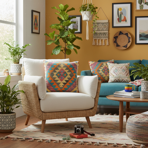 Tribal Mulcahy Turkish Hand-Woven Kilim Pillow