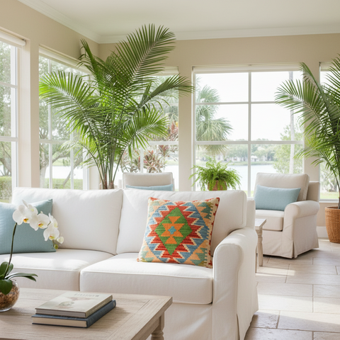 Tribal Pugh Turkish Hand-Woven Kilim Pillow