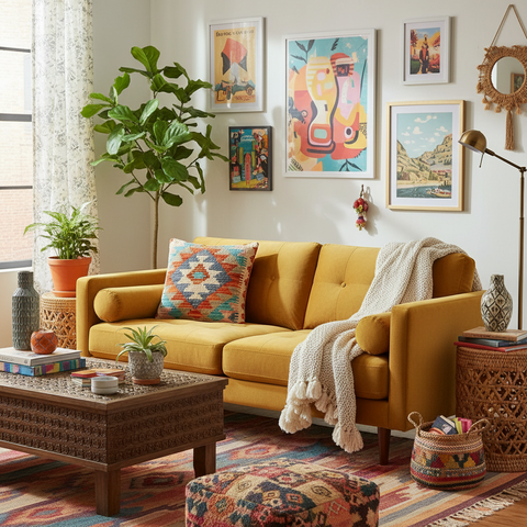 Tribal Cybil Turkish Hand-Woven Kilim Pillow