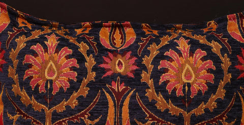 Suzani Tulip Chenille Turkish Decorative Pillow