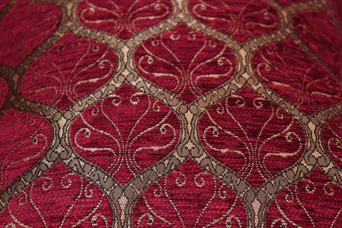 handmade Geometric Pillow Burgundy Grey Handmade RECTANGLE throw pillow 2 x 2