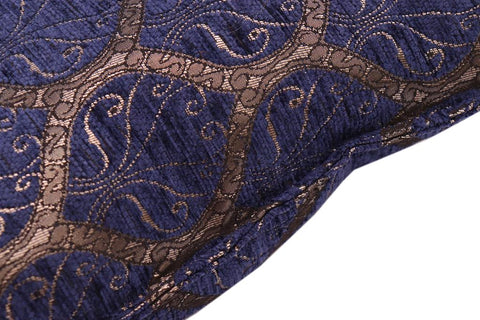 handmade Geometric Pillow Blue Silver Handmade RECTANGLE throw pillow 2 x 2