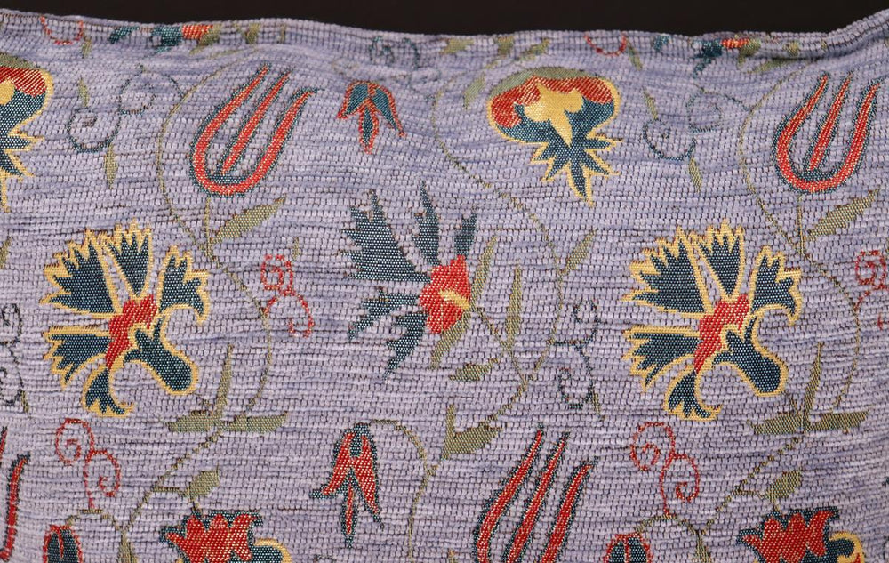 handmade Geometric Pillow Lavender Rust Handmade RECTANGLE throw pillow 2 x 2