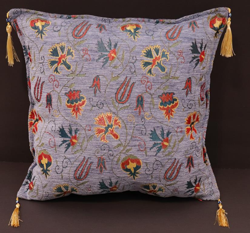 handmade Geometric Pillow Lavender Rust Handmade RECTANGLE throw pillow 2 x 2