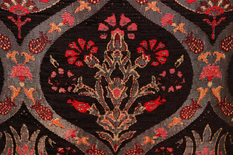 handmade Geometric Pillow Black Rust Handmade RECTANGLE throw pillow 2 x 2