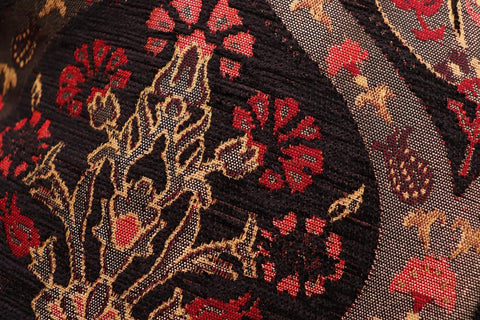 handmade Geometric Pillow Black Red Handmade RECTANGLE throw pillow 2 x 2