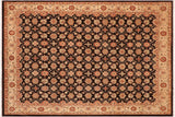 Shabby Chic Ziegler Dee Brown Beige Hand-Knotted Wool Rug - 7'11'' x 9'10''