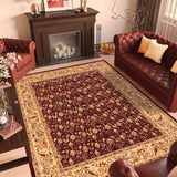handmade Transitional Kafkaz Chobi Ziegler Red Beige Hand Knotted RECTANGLE 100% WOOL area rug 8 x 10