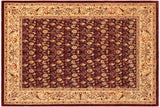 Boho Chic Ziegler Winnie Red Beige Hand-Knotted Wool Rug - 7'11'' x 10'0''