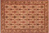 Bohemien Ziegler Cornelia Beige Taupe Hand-Knotted Wool Rug - 7'9'' x 10'5''