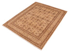 handmade Transitional Kafkaz Chobi Ziegler Tan Tan Hand Knotted RECTANGLE 100% WOOL area rug 8 x 10