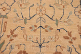 handmade Transitional Kafkaz Chobi Ziegler Tan Beige Hand Knotted RECTANGLE 100% WOOL area rug 8 x 10
