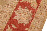 handmade Traditional Kafkaz Chobi Ziegler Green Rust Hand Knotted RECTANGLE 100% WOOL area rug 8 x 10