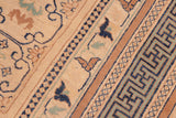 handmade Transitional Kafkaz Chobi Ziegler Beige Lt. Green Hand Knotted RECTANGLE 100% WOOL area rug 8 x 10