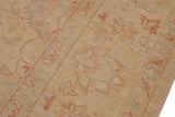 handmade Traditional Kafkaz Chobi Ziegler Beige Blue Hand Knotted RECTANGLE 100% WOOL area rug 10 x 12