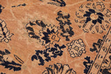 handmade Traditional Kafkaz Chobi Ziegler Rose Blue Hand Knotted RECTANGLE 100% WOOL area rug 6 x 9