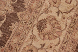 handmade Traditional Kafkaz Chobi Ziegler Lt. Brown Beige Hand Knotted RECTANGLE 100% WOOL area rug 8 x 10