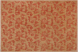 Boho Chic Ziegler Spring Tan Rust Hand-Knotted Wool Rug - 8'10'' x 11'6''